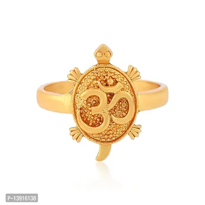 Buy Spangel Fashion American Diamond Stylish Design Gold Plated Brass Mens  and Boys Finger Ring Online In India At Discounted Prices